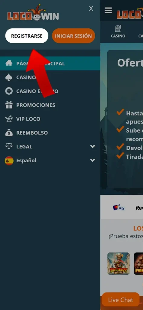 locowin registro como registrarse